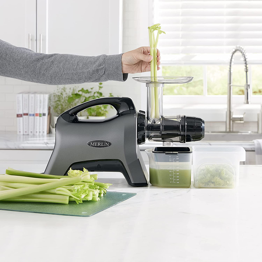MERLIN Cold Press Masticating Horizontal Juicer MNC700MG, , large