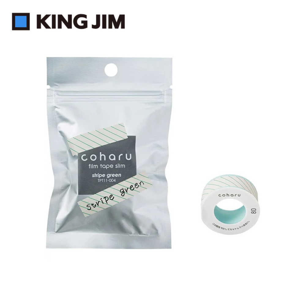 *需預訂【KING JIM】TEPRA LITE 熱感式標籤薄膜自黏膠帶 11mm(圖案)鳥(TPT11-001), , large