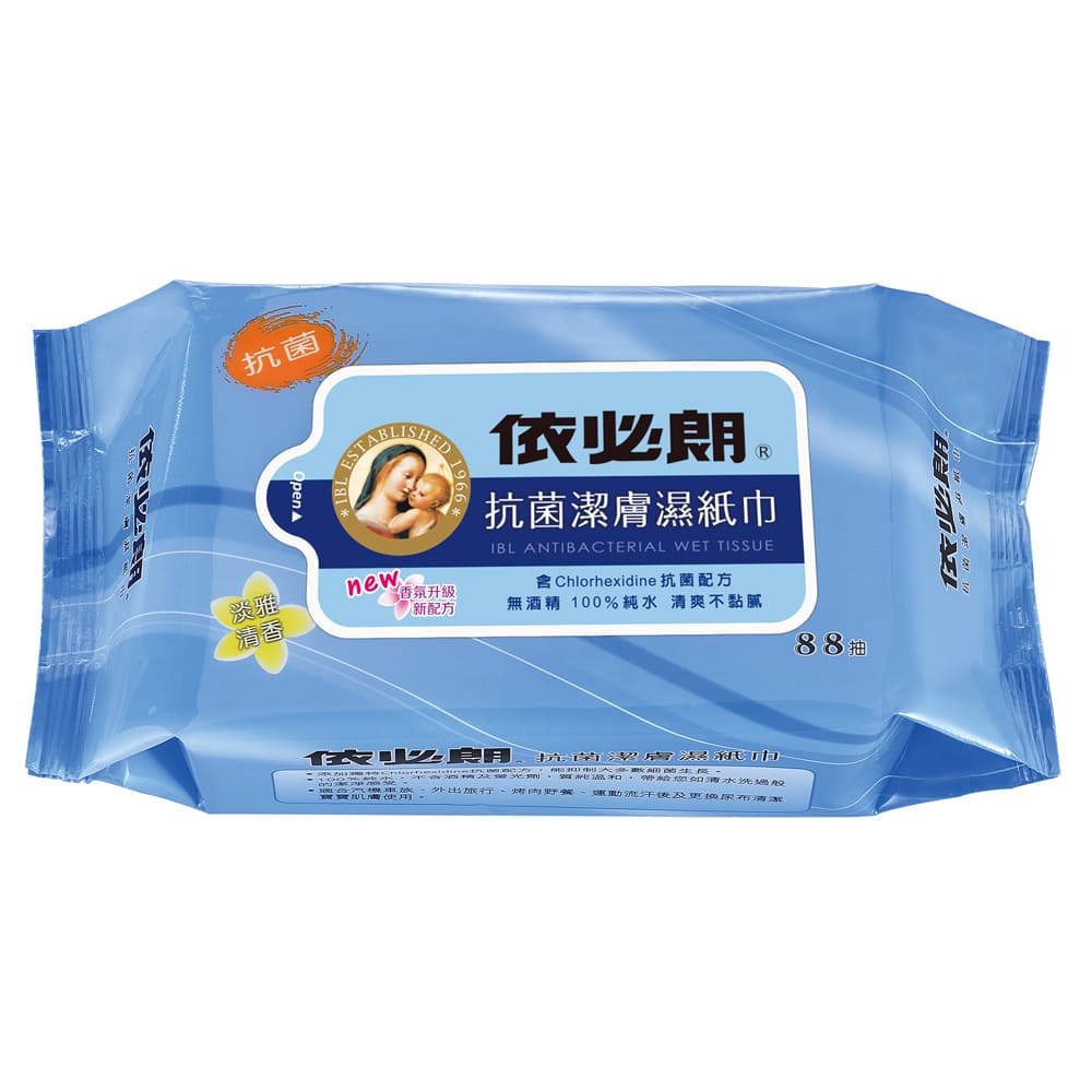 依必朗抗菌潔膚濕紙巾88抽-淡雅清香, , large