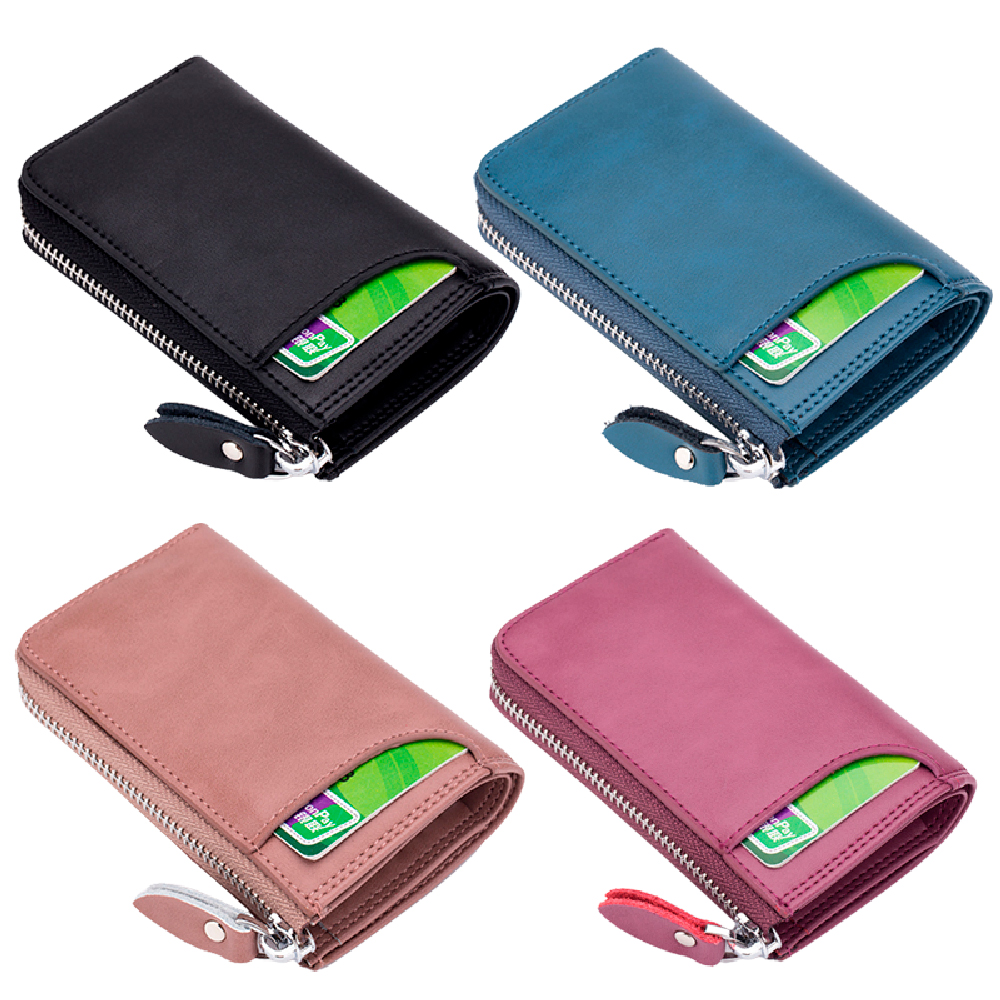 [High-Quality Living] Morandi Fully Upgraded Genuine Leather Key Case | Key Ring | Key Pouch | Coin Purse | Card Holder | Magnetic Snap | Access Control | Leather Bag, , large
