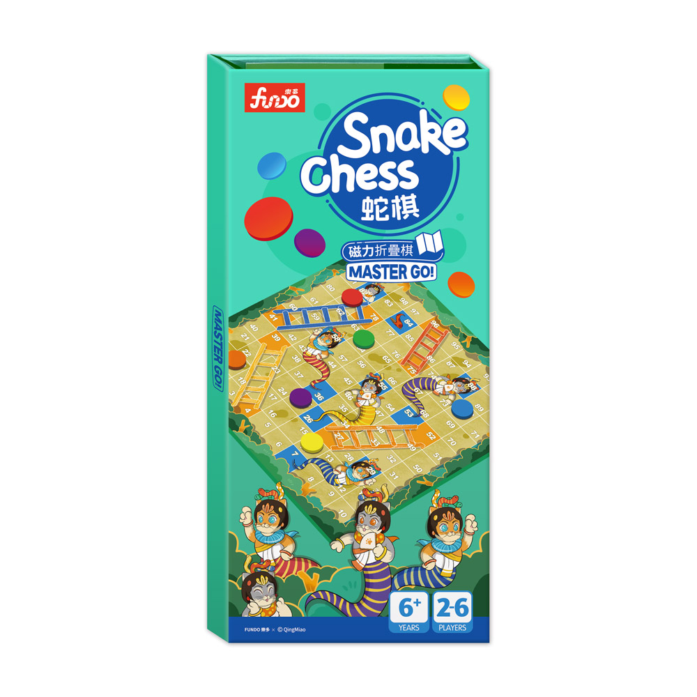 [風車圖書]磁力折疊棋-Snake Chess蛇棋, , large