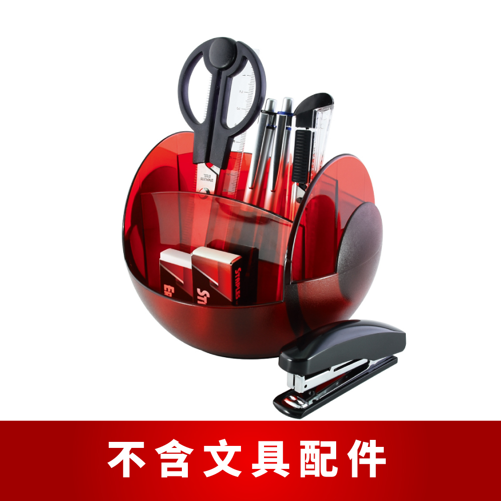 【O-Life】Rotating remote control storage box - red, , large