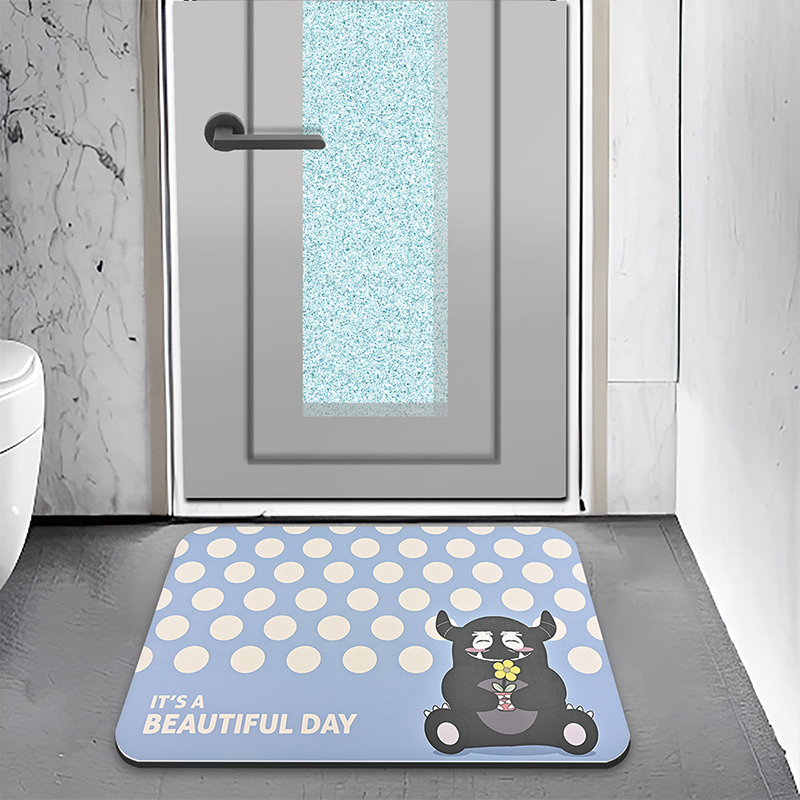 【Monster】 Soft Diatomaceous Earth Absorbent Mat (60x40cm) &ndash; Dot Me, , large