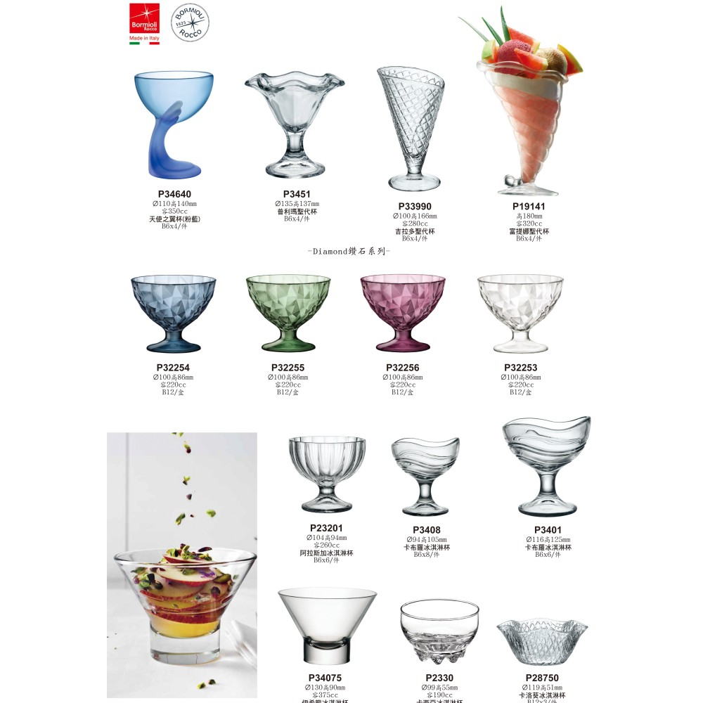 Bormioli Rocco 普利馬聖代杯 冰淇淋杯 1入 金益合玻璃器皿, , large