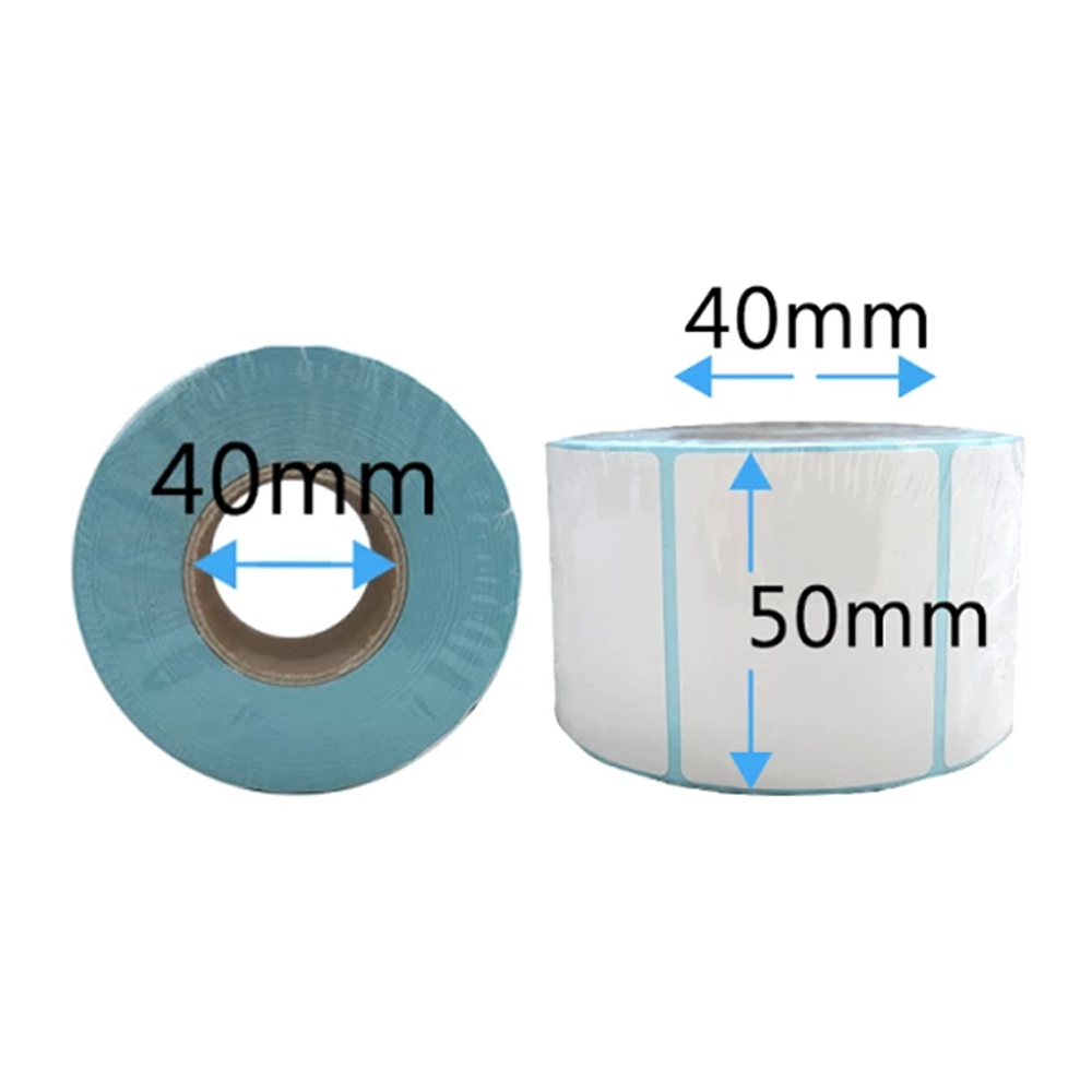 【好米企業社】50*40mm 標籤貼紙 熱感應紙 超商出貨單 熱敏貼紙 三防熱敏 標籤機用 50*40mm 10入, , large