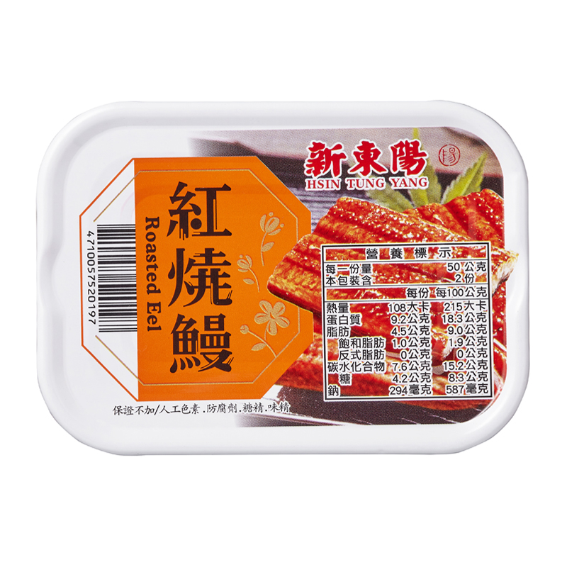 新東陽紅燒鰻100G, , large