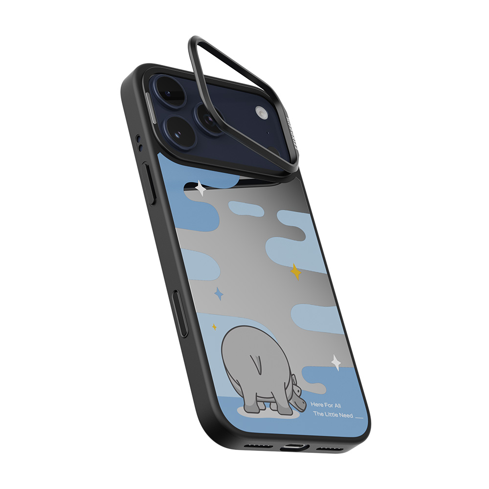 【HIPPORIZZ】iPhone 17 Pro Max Mirra鏡⾯磁吸⽀架殼 河畔, , large