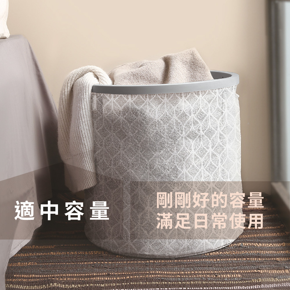 巧易潔一秒開扭扭洗衣籃 兩款任選, , large