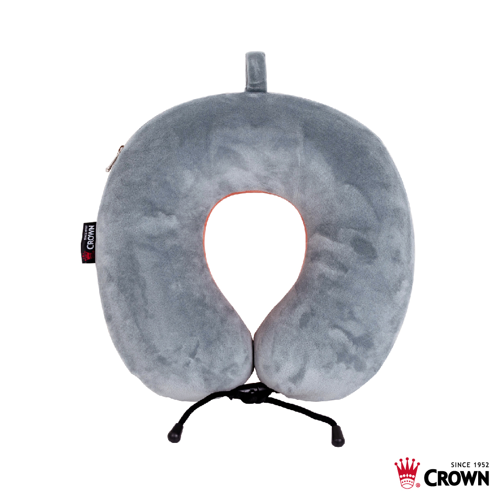 CROWN皇冠雙峰U形記憶棉頸枕, , large
