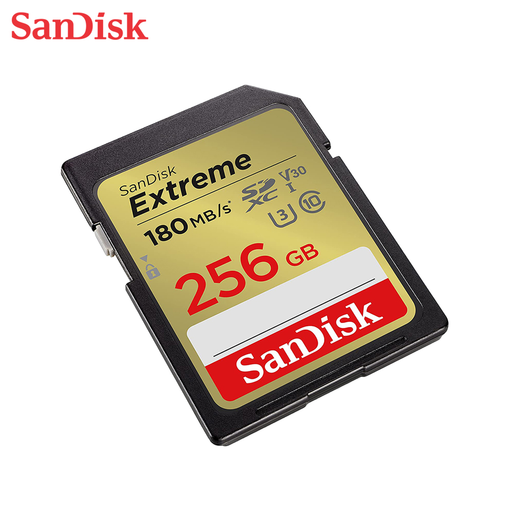 【SanDisk】Extreme 256G SDXC V30 C10 UHS-I U3 記憶卡, , large