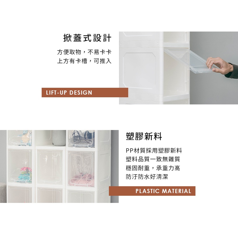 【Y HOUSE】Nordic simple gap cabinet-25cm gap suitable for plastic storage box drawer cabinet-five layers, , large