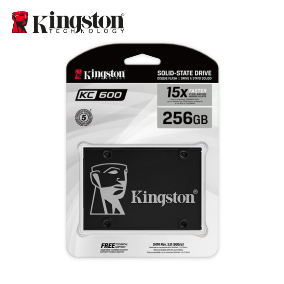 【Kingston】金士頓 2.5吋 256GB SATA3 SSD 固態硬碟 SKC600 高速550MBs, , large