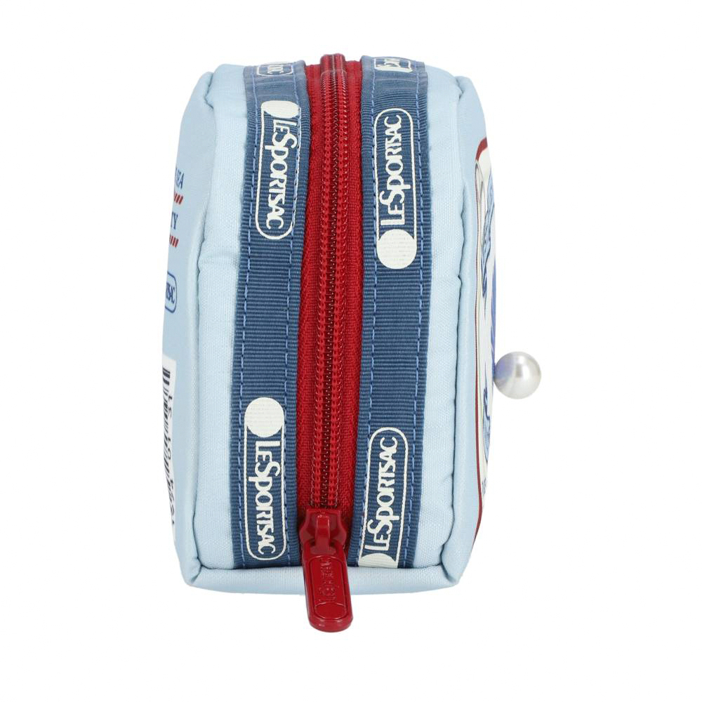 Lesportsac Square Cosmetic 方形收納化妝包 盥洗包 收納袋 送禮 禮物 推薦 女包(潟湖珍珠), , large