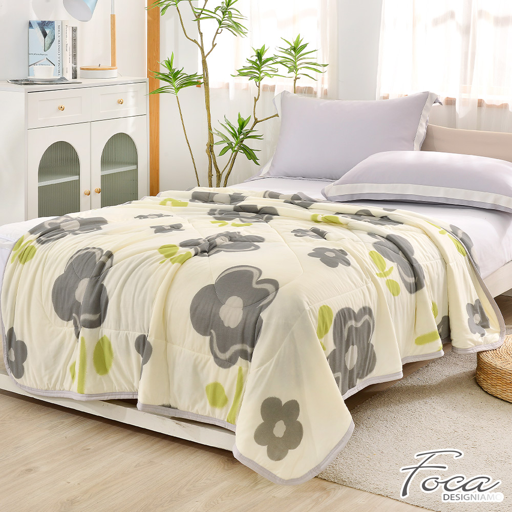 【FOCA】Moxia | Antibacterial silver ion anti-cold gauze quilt/four seasons quilt 150x200cm , , large