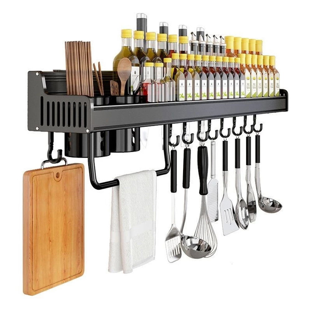 【Chuang Yi】Wall-mounted kitchen storage rack, , large