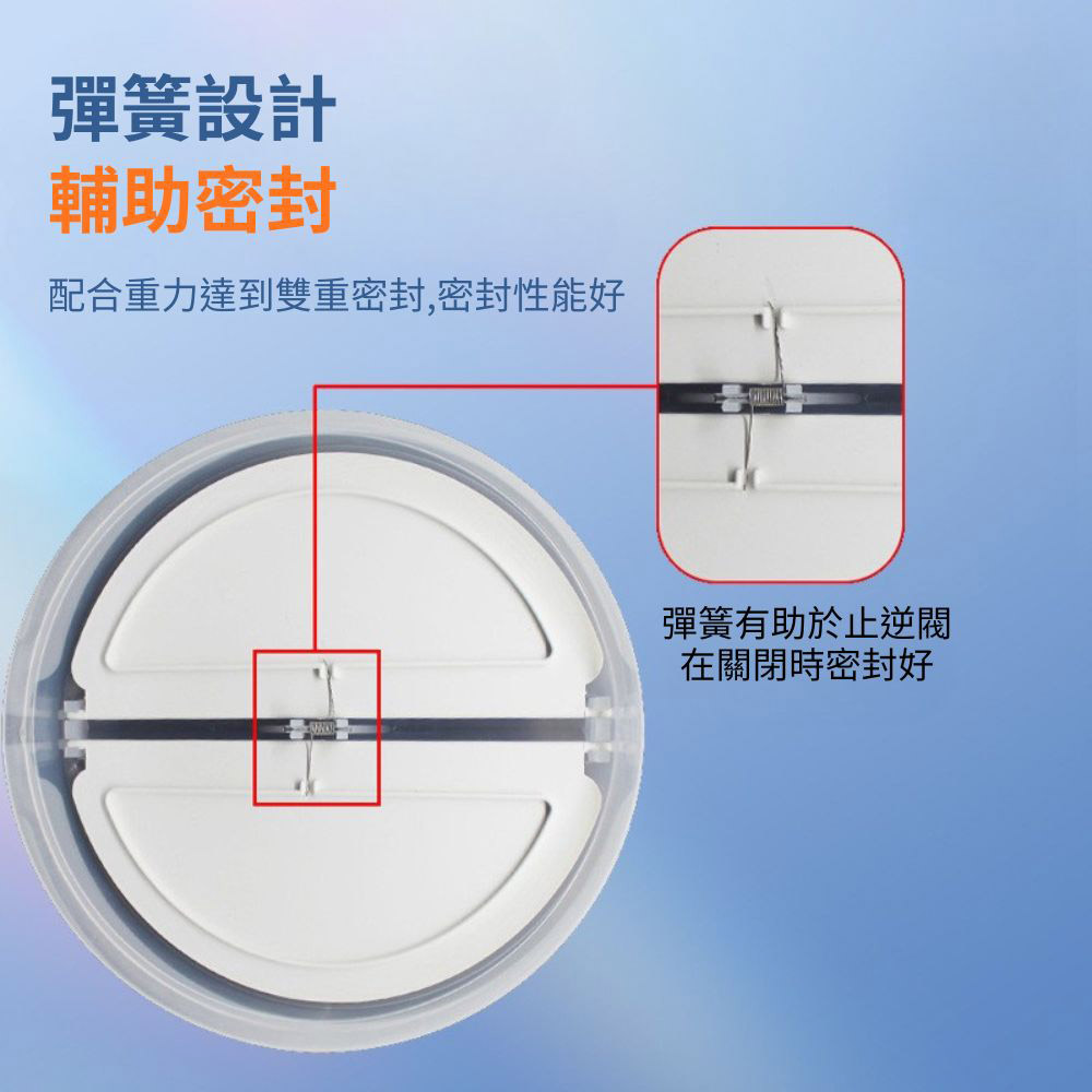 廚房油煙機煙道止逆閥-軟接軟, , large
