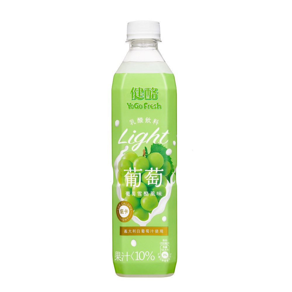 健酪乳酸飲料-葡萄雪酪風味(低卡)580ml*4, , large