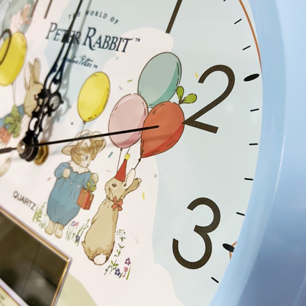 【世豐】PETER RABBIT 比得兔電子雙顯鐘 - 比得兔歡樂時光 ( 正版授權 ), , large