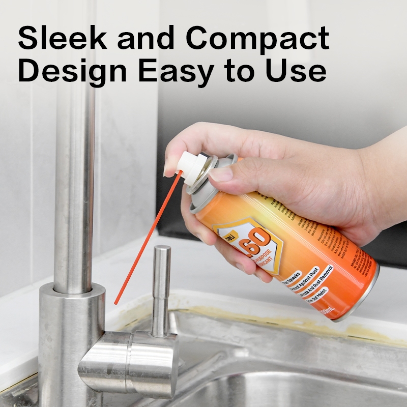 【deli tools】DL60 Low-Odor Anti-Rust Lubricant Household Multi-Purpose-300ml, , large