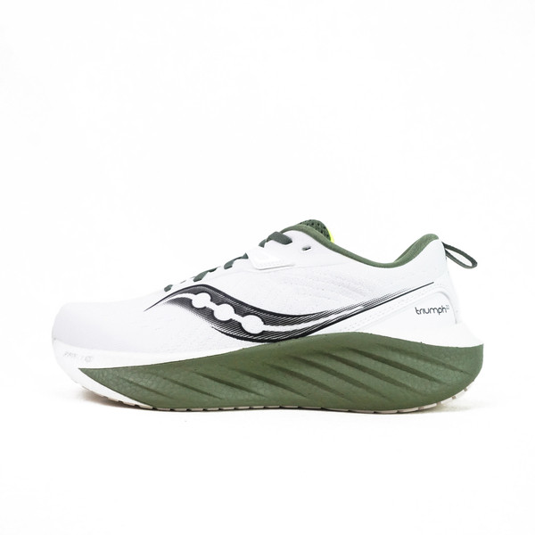 Saucony Triumph 22 男 慢跑鞋 彈力 支撐 緩震 白 綠 [S20964-136], , large