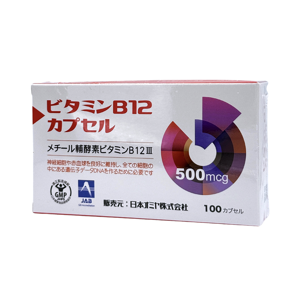 【瑞凱生技】美適科活性B12膠囊 100粒, , large