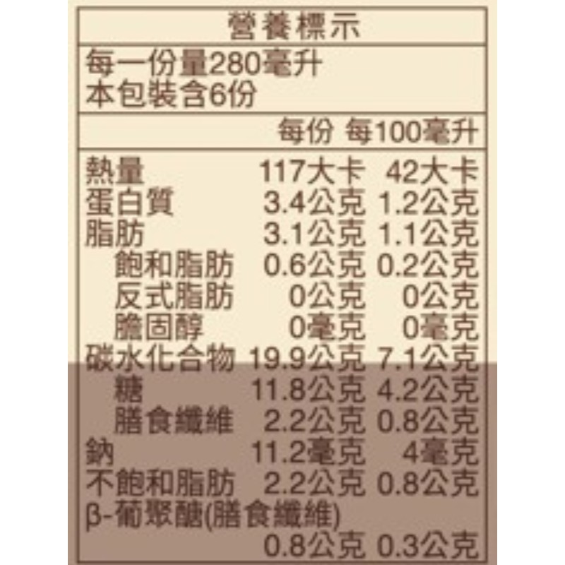 桂格燕麥堅果飲1700ML, , large