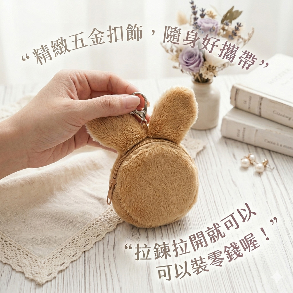 【世豐】Peter Rabbit比得兔絨毛零錢包, , large