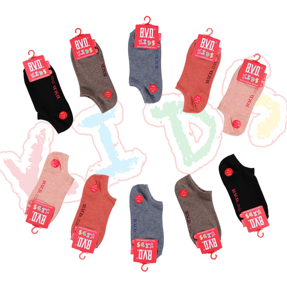 【BVD】懷舊低口直角童踝襪-B246.B257 童襪 低口襪, , large