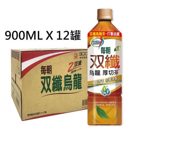 【每朝健康】双纖烏龍900mlx12瓶, , large