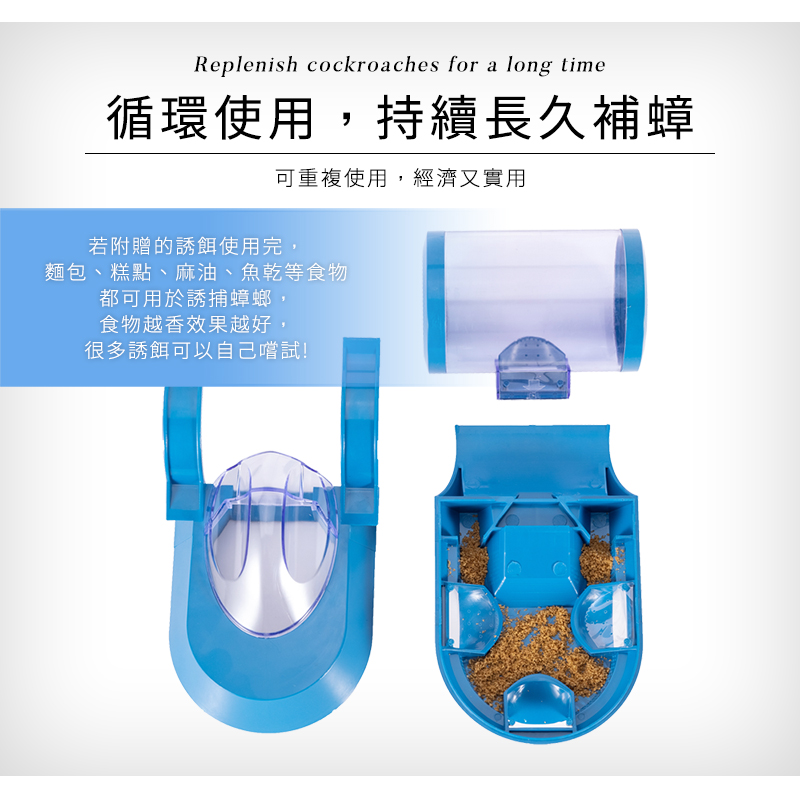 🔥捕蟑神器🔥【澄淨】蟑螂屋 無毒環保蟑螂誘捕器 物理誘捕 可重複使用, , large