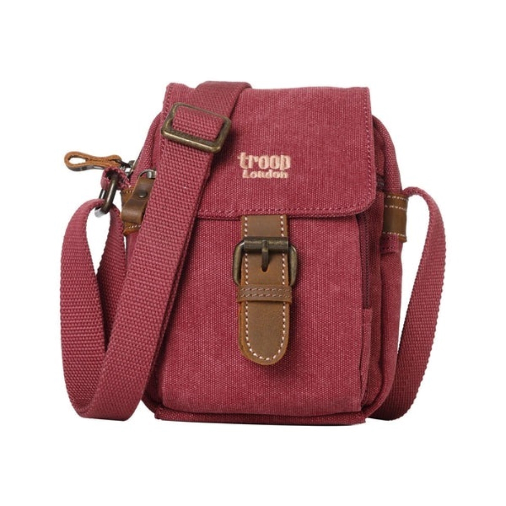 Troop London-經典帆布斜背包TRP0213, , large