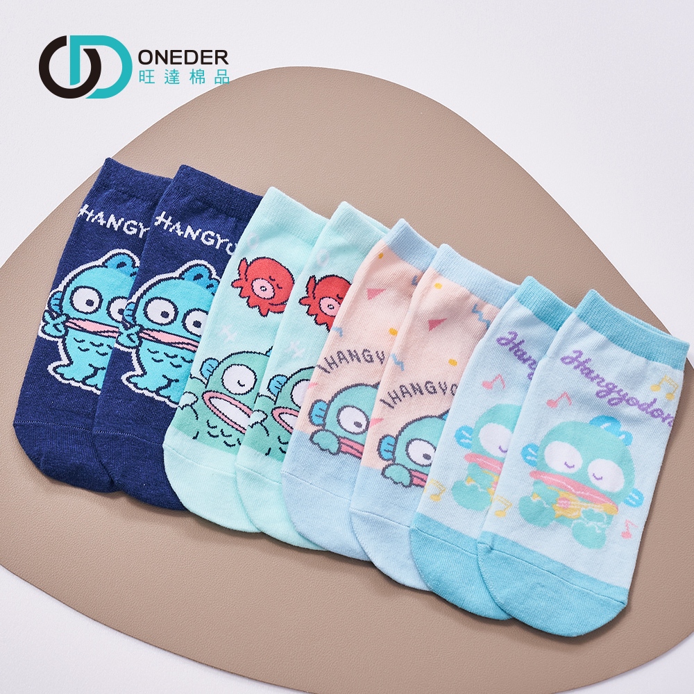 (多款)Sanrio 三麗鷗 人魚漢頓短襪【旺達棉品】, , large