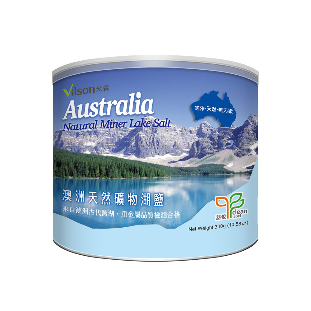 米森澳洲天然礦物湖鹽300g, , large
