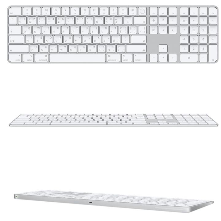 Apple Keyboard MK2C3TA/A 含 Touch ID 和數字鍵盤的巧控鍵盤 _ 台灣公司貨, , large