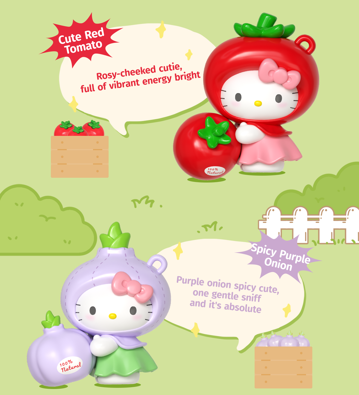【際洋文化】Hello Kitty款果蔬物語系列-香薰掛飾, , large