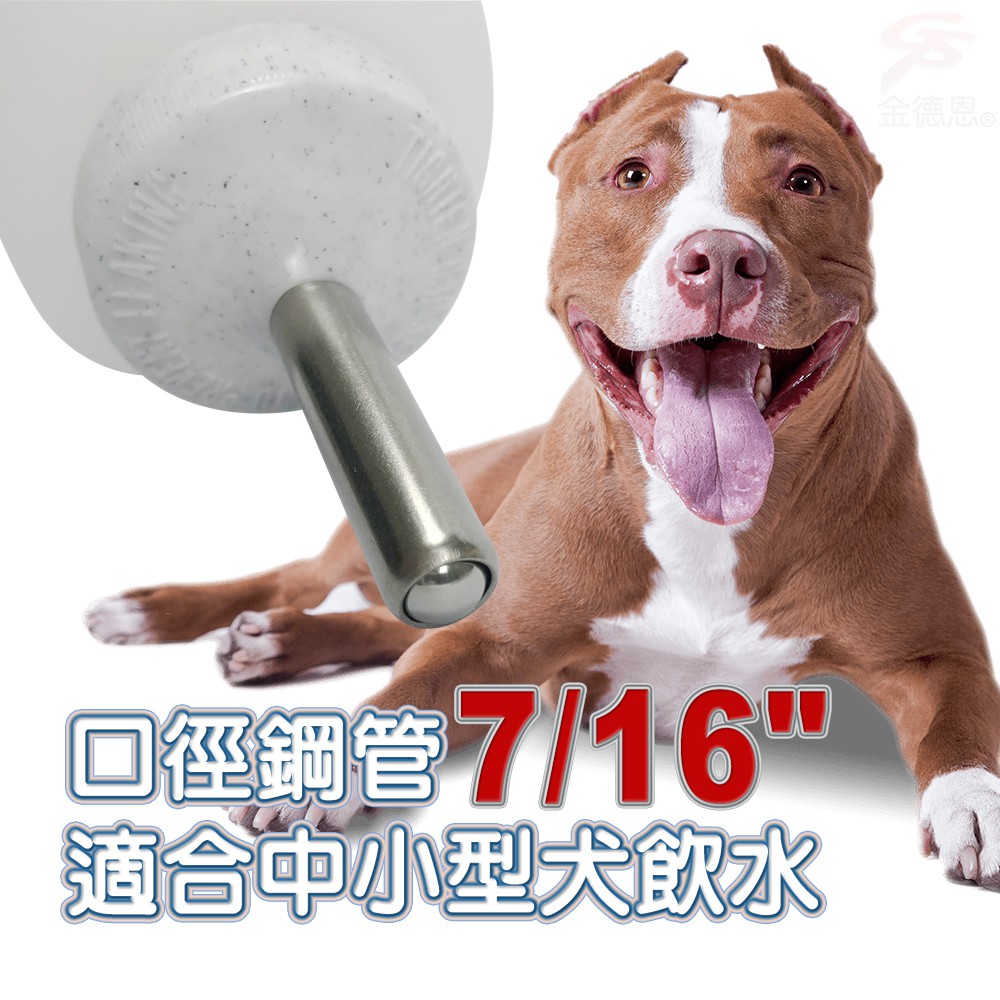 GS MALL 美國製造 中小型犬鋼管飲水瓶 480cc LIXIT 飲水瓶 寵物飲水瓶 餵食器 45度  鋼管飲水瓶, , large