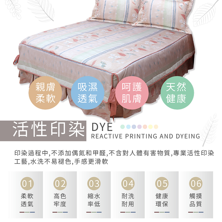 FITNESS 精梳棉雙人兩用被-安東尼爾-橘, , large