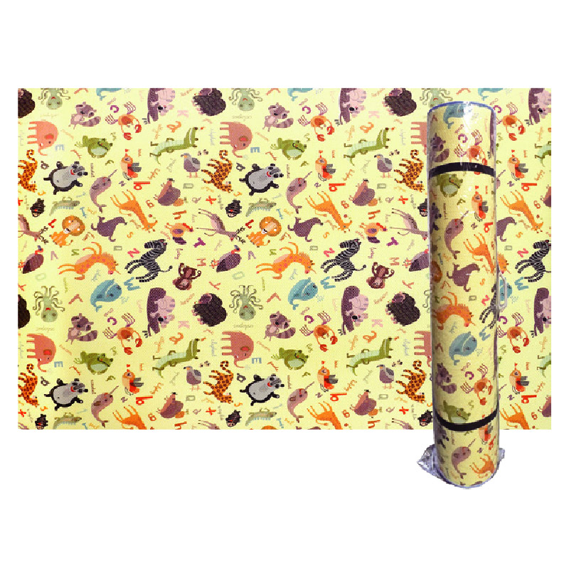 children rug 120x180cm, 字母動物, large