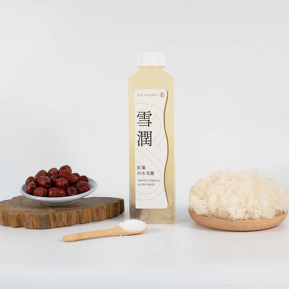 [日進生技]O卡桑莓語時光木耳露組｜1000ml*6(草莓白木耳露*4、纖暢膠原凍*1、紅棗白木耳露(銀耳朵朵)*1), , large