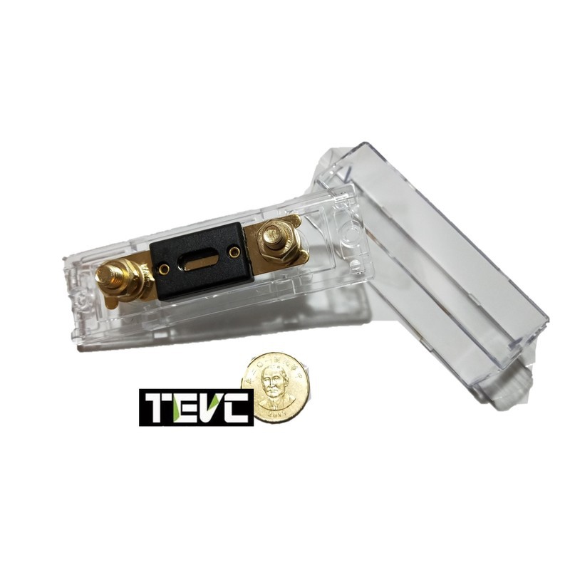 《tevc》ANL B5 音響改裝 專用一進一出，單路保險絲座/熔絲型/ANL型(大號)30A~500A方盒, , large