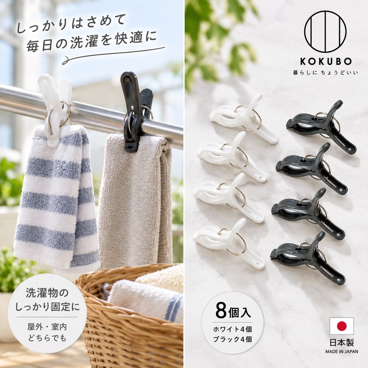 【HIYASU日安工坊】爪型洗衣夾8入, , large