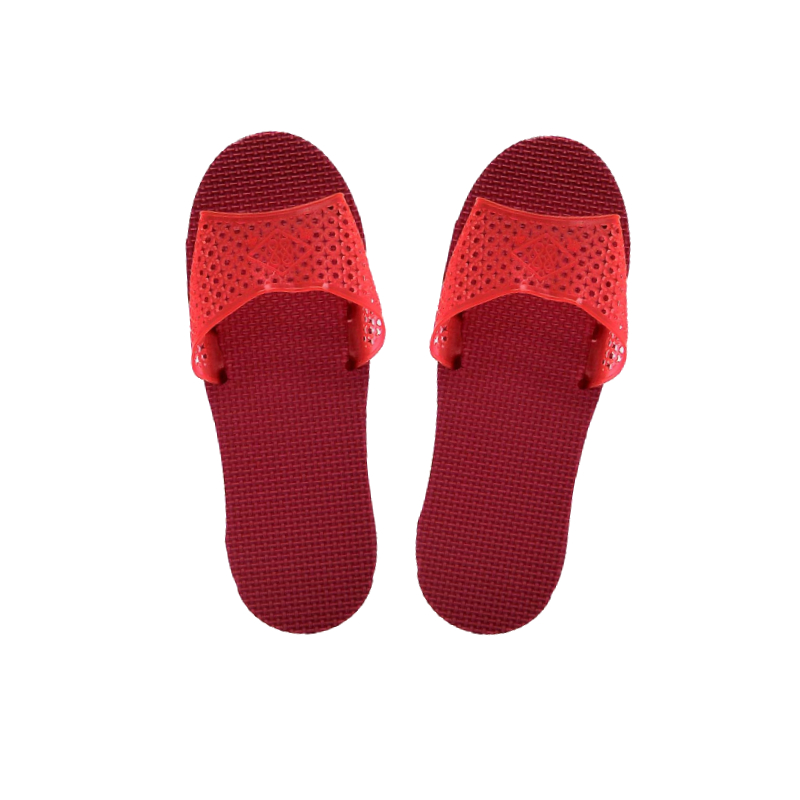 Single Slippers, 紅色, large