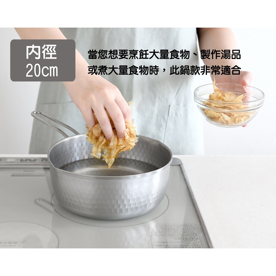 日本Arnest 日本製不銹鋼雙口雪平鍋20cm-超值2入組(2.4 L / 電磁爐可用), , large
