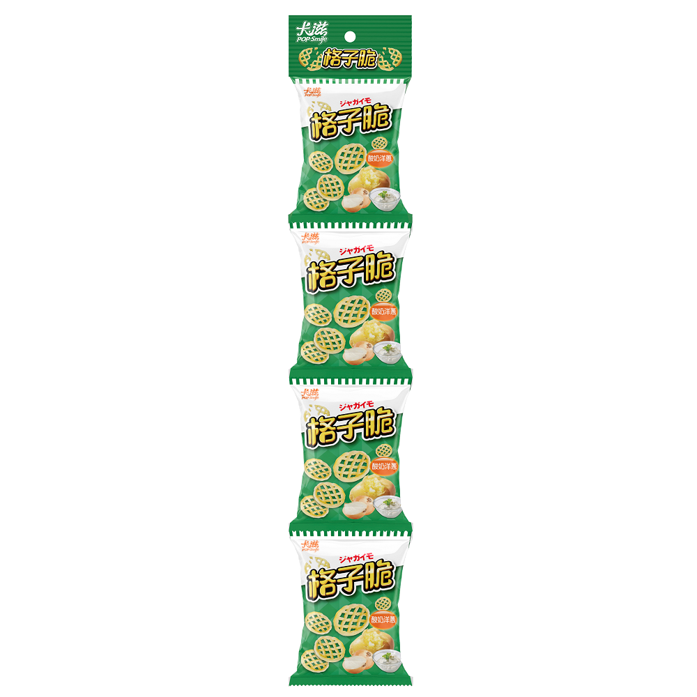 Popsmile Four packs plaid crisp Yogurt, , large