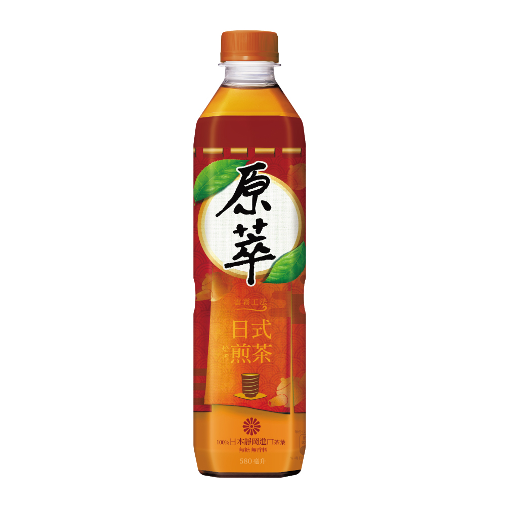 原萃日式焙香煎茶(無糖) 580ml, , large