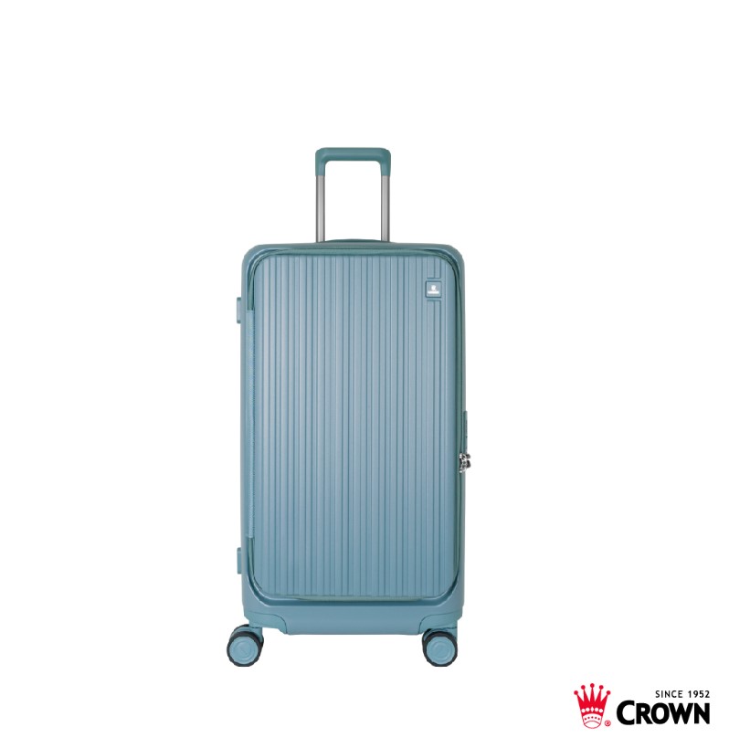 【CROWN BOXY】28吋上掀式框架胖胖箱-鼠草綠, , large