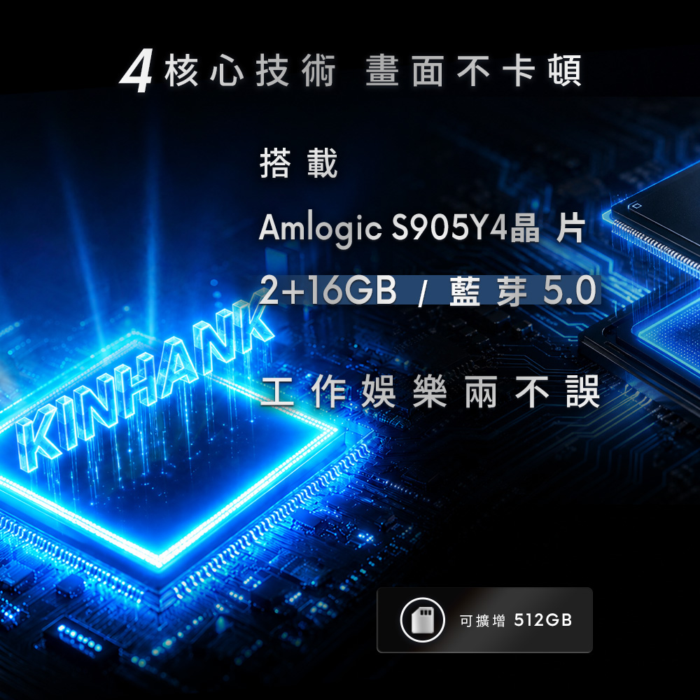 【台陞科技】REAICE 美國Kinhank18.4型IPS可攜式Google TV/外接螢幕 贈送65W三孔充電器+TypeC充電線+防潑水電腦包, , large