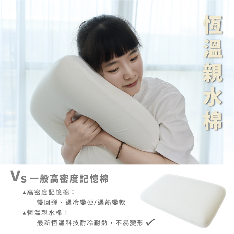［熊棉］皇家頂級親水好棉枕｜麵包型｜親水棉 枕頭 偏高款 高科技 服貼 慢回彈 寢具好物, , large