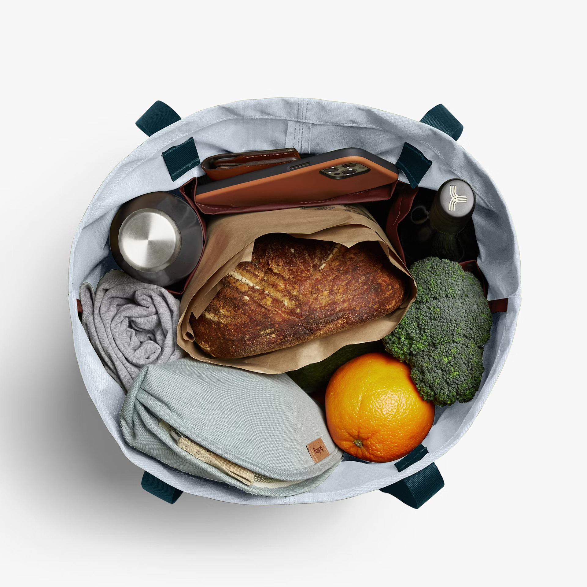 Bellroy Market Tote 輕量可摺疊收納托特包 側背包 購物袋 肩背袋 禮物 送禮 推薦(都會灰), , large