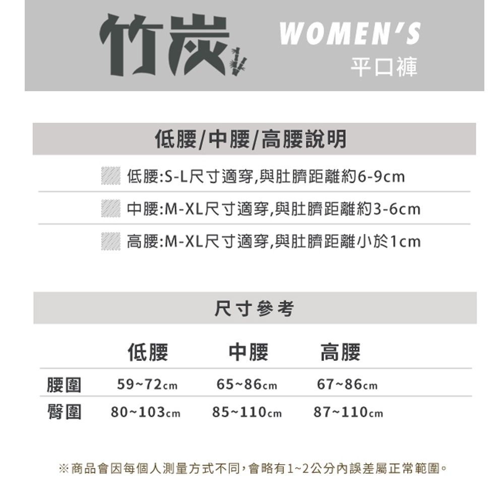 【現貨】MIT台灣製 竹炭抗菌無縫低腰平口褲 P23922, , large